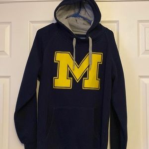 Like New Men Michigan blue hoodie size M